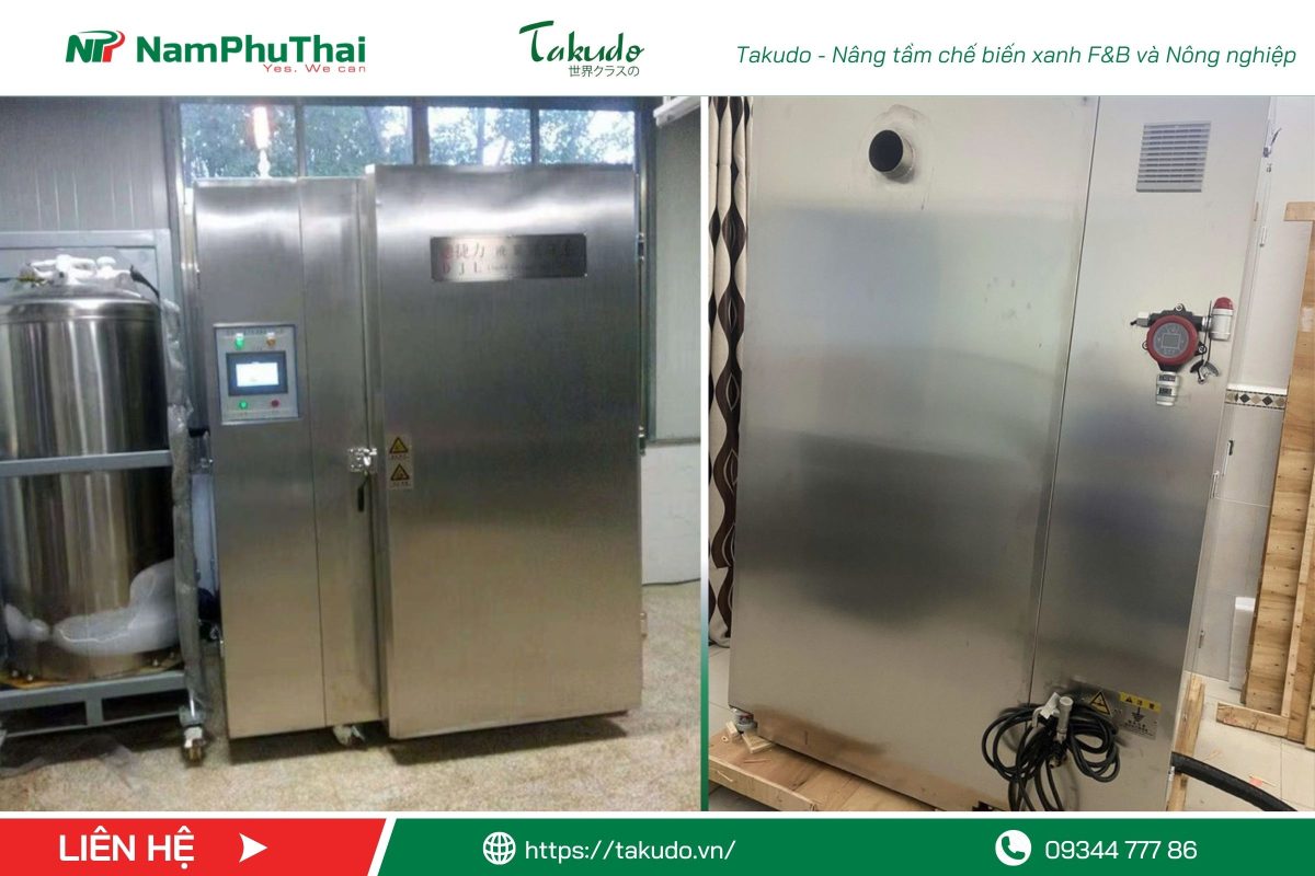 Tủ cấp đông nhanh nito lỏng